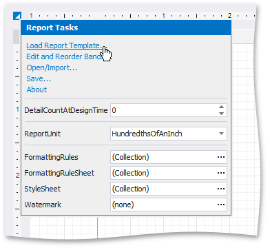 Report Templates Load