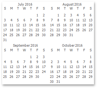 calendarcontrol validations for min and max date