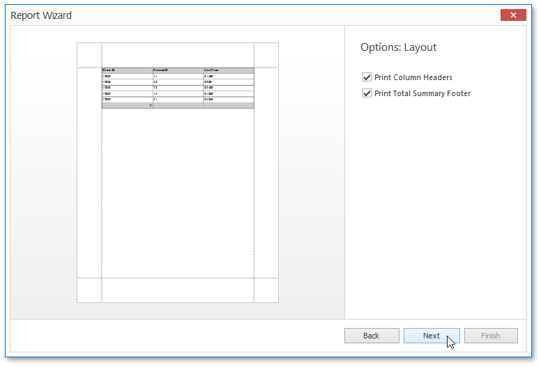 ReportWizard_OptionsLayout