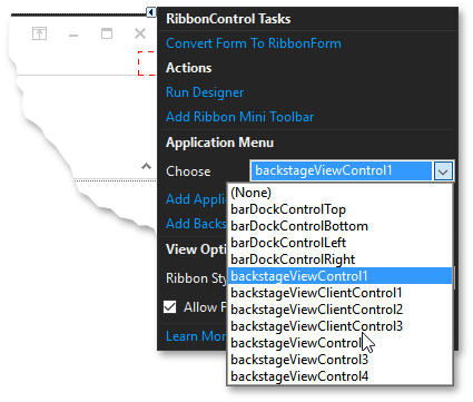 Ribbon - BSV - Assign to Ribbon