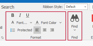 Ribbon Features - PageGroups