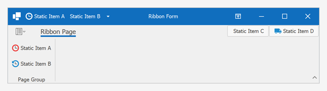 Show Image in Toolbar - WinForms Ribbon Control