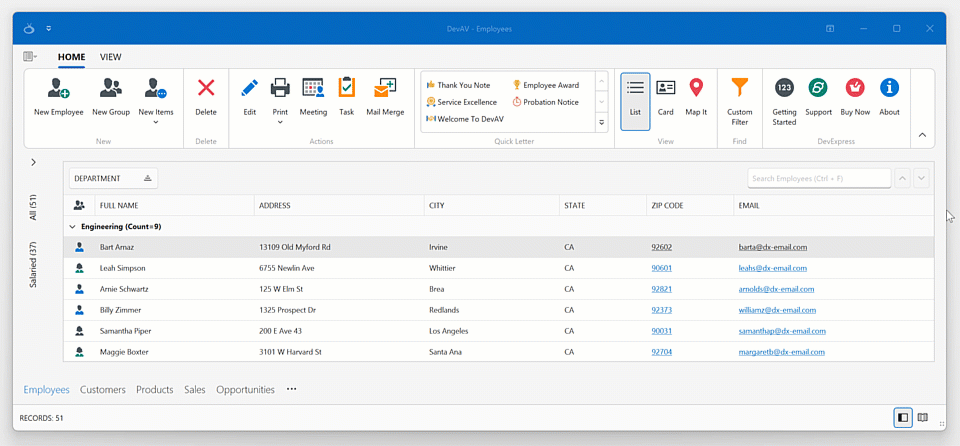 Ribbon Control - Reduce Operations