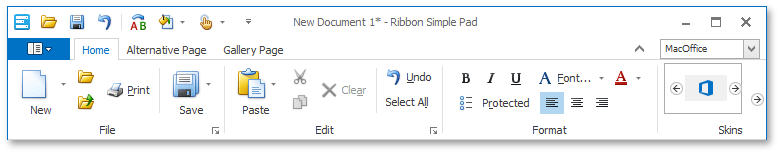 Ribbon Control | WinForms Controls | DevExpress Documentation