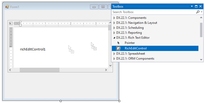 How to: Create the RichEditControl with a Bar UI | WinForms Controls ...