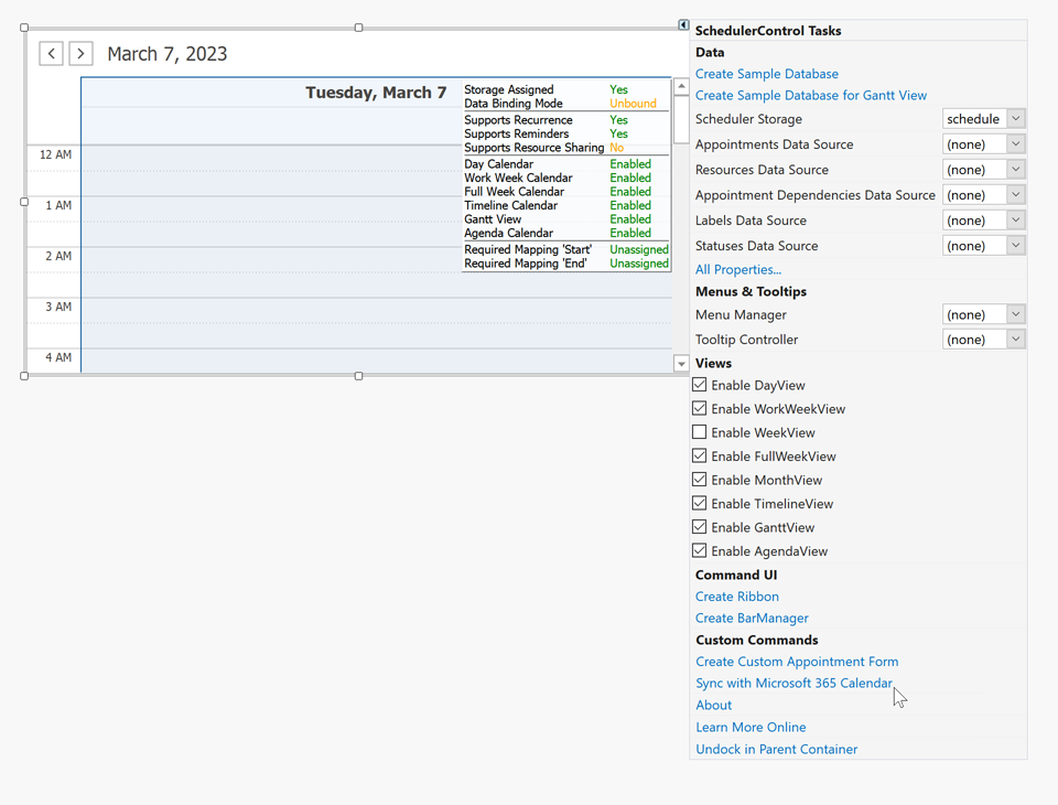 Add DXOutlook365Sync to the Windows Forms Project