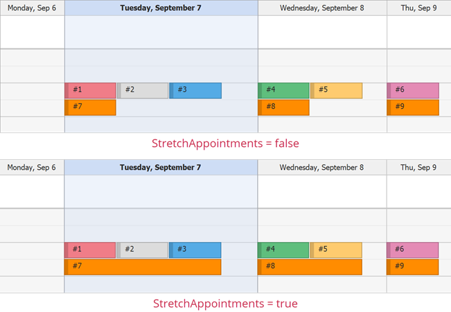 Stretch with Appointment Width