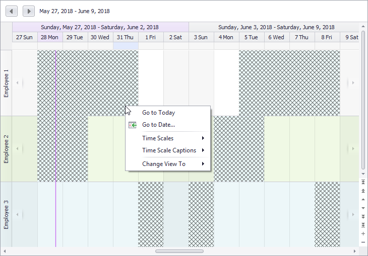 Scheduler - Custom Work Shifts