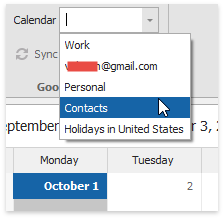 Scheduler - Google Sync - Retrieve calendars