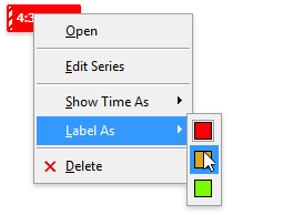 Scheduler - Label Menu Name No Mapping