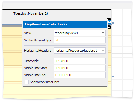 SchedulerReporting - DayViewTimeCells smart tag