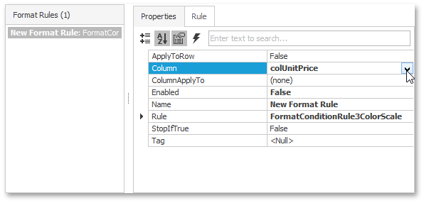 SelectColumnFor3ColorScaleFormatRule