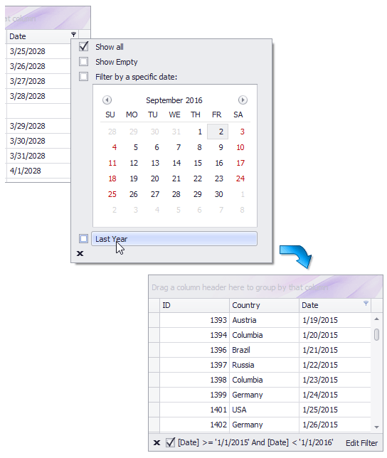 devexpress xtraeditors datecontrol