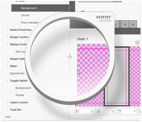 WinForms Side Panel - Skin Editor, DevExpress