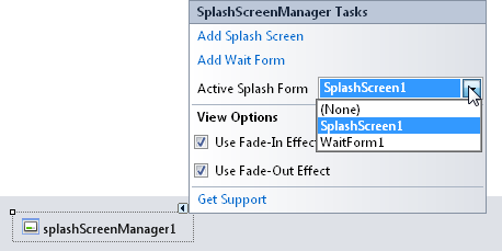 SplashScreenManager-ActiveSplashForm-ViaTag