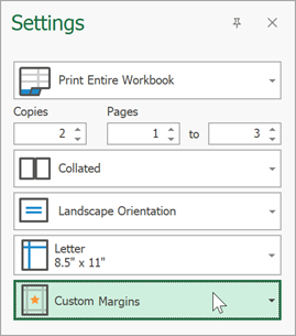 Specify Custom Page Margins