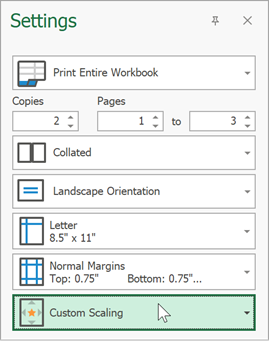 Specify Custom Page Scaling