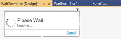 Wait Form Design