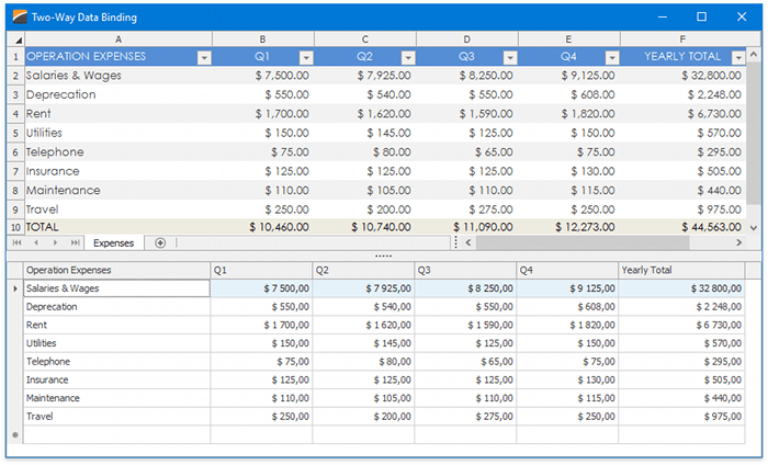 How to: Bind a Data Grid to a Cell Range | WinForms Controls ...