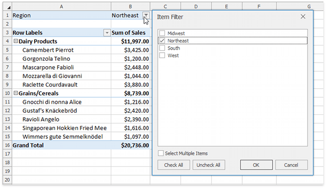 localiser-interm-diaire-convoquer-excel-pivot-table-filter-multiple