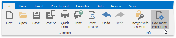 SpreadsheetControl_ DocPropertiesButton