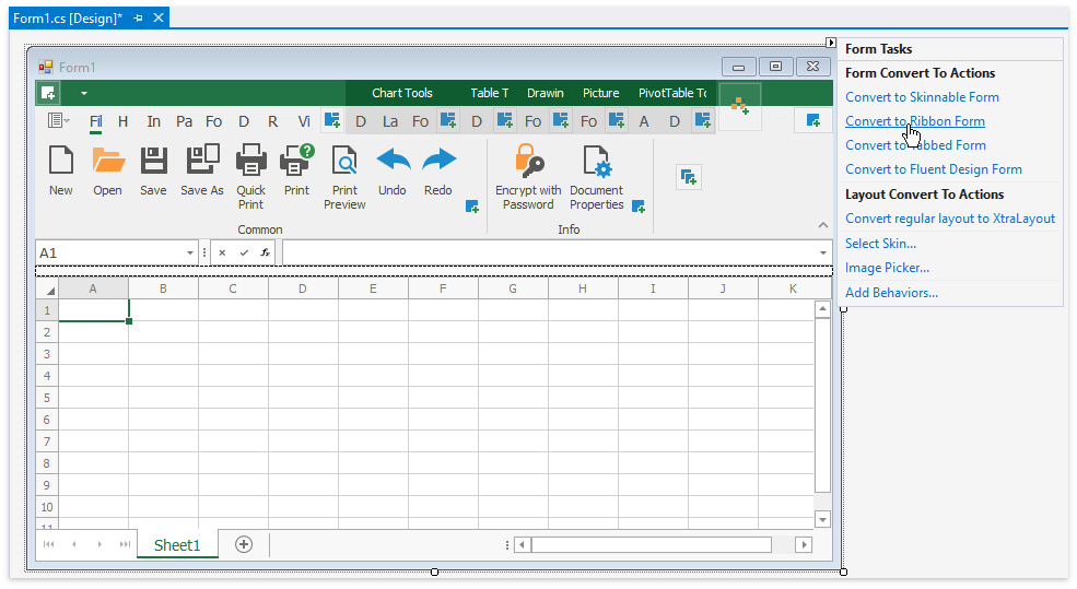 Get Started With The Winforms Spreadsheet Control Winforms Controls