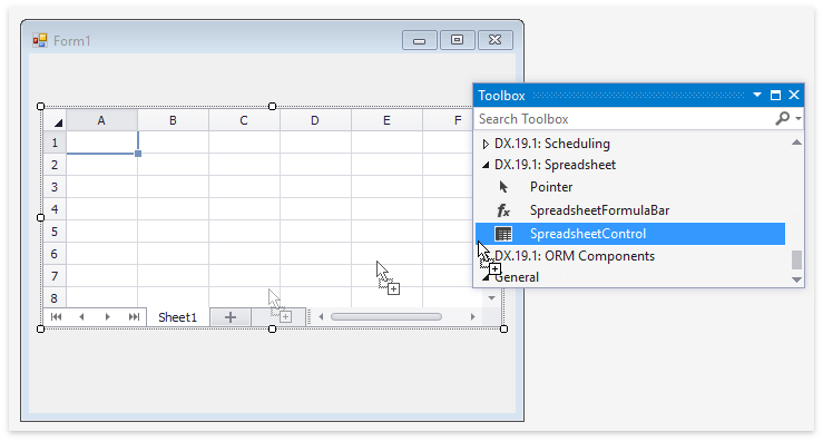 SpreadsheetControl_DropFromToolbox