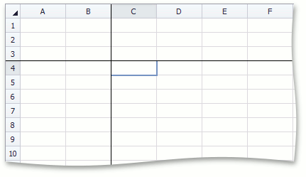 SpreadsheetControl_FreezeRowsColumnsExample