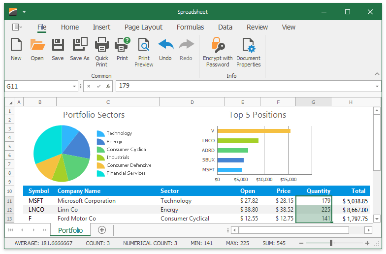 SpreadsheetControl_GettingStarted_Result