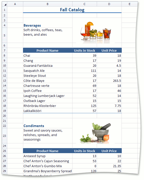 SpreadsheetControl_MailMerge_MasterDetail_Result