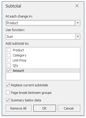 SpreadsheetControl_SubtotalDialog