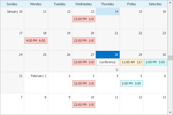 Month View