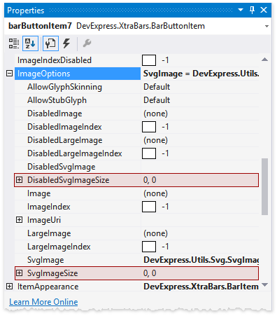 Svg Image Size Properties