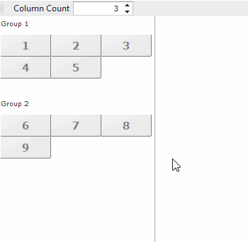 Tile View - **LayoutMode: List** <br/>Orientation: Vertical