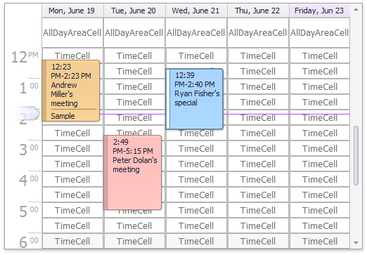 TimeCellWorkWeek