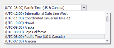 TimeZoneEdit