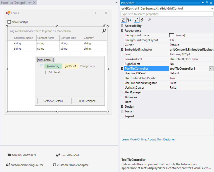 Hints and Tooltips | WinForms Controls | DevExpress Documentation