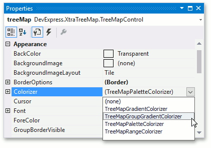 TreeMapColorizers_PropertyGrid