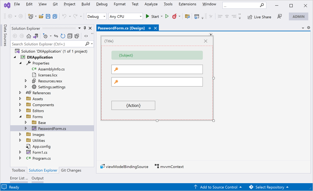 Get Started - WinForms UI Templates | DevExpress