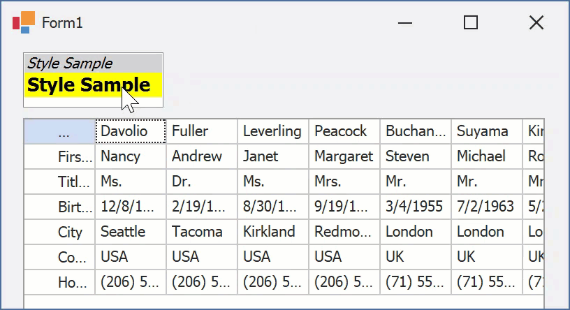 WinForms - VGridControl as Target of Drag-and-Drop, DevExpress