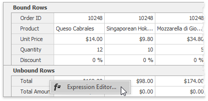 VGrid - Expression Editor