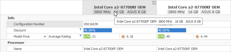 Vertical Grid - Record Header Hints