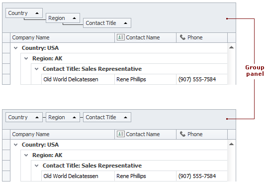 devexpress grid control