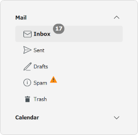 WinForms Accordion Control Badges and Hints, DevExpress