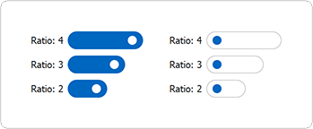 WinForms BarToggleSwitchItem Toggle Switch Width, DevExpress