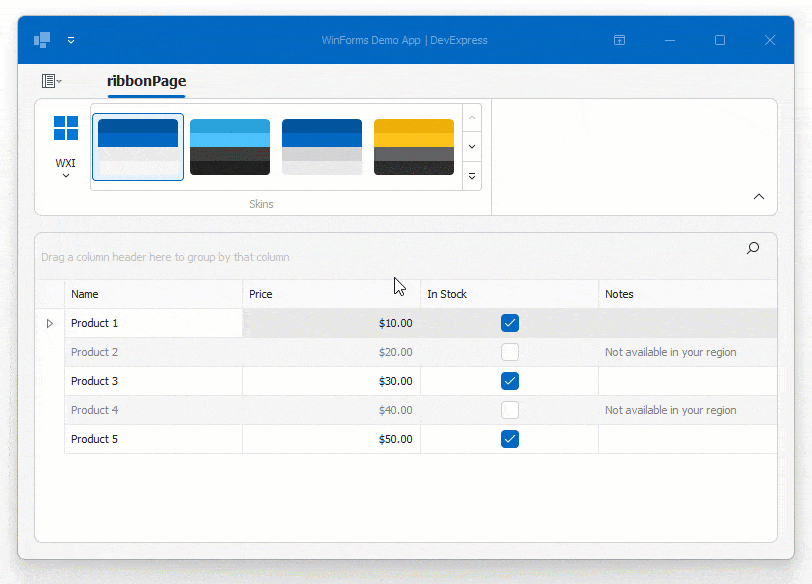 WinForms Data Editors Post Changes Immediately, DevExpress