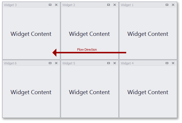 WidgetView - Flow Layout Mode