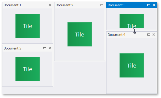 WidgetView - Resize Documents