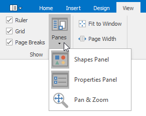 win diagram panes
