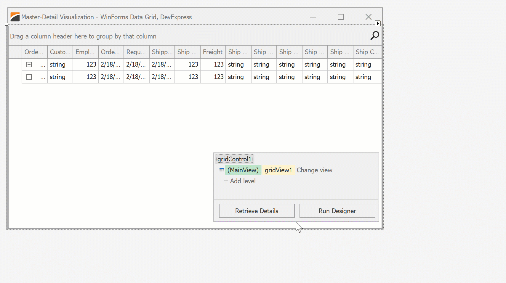 Master-Detail Relationships | WinForms Controls | DevExpress Documentation